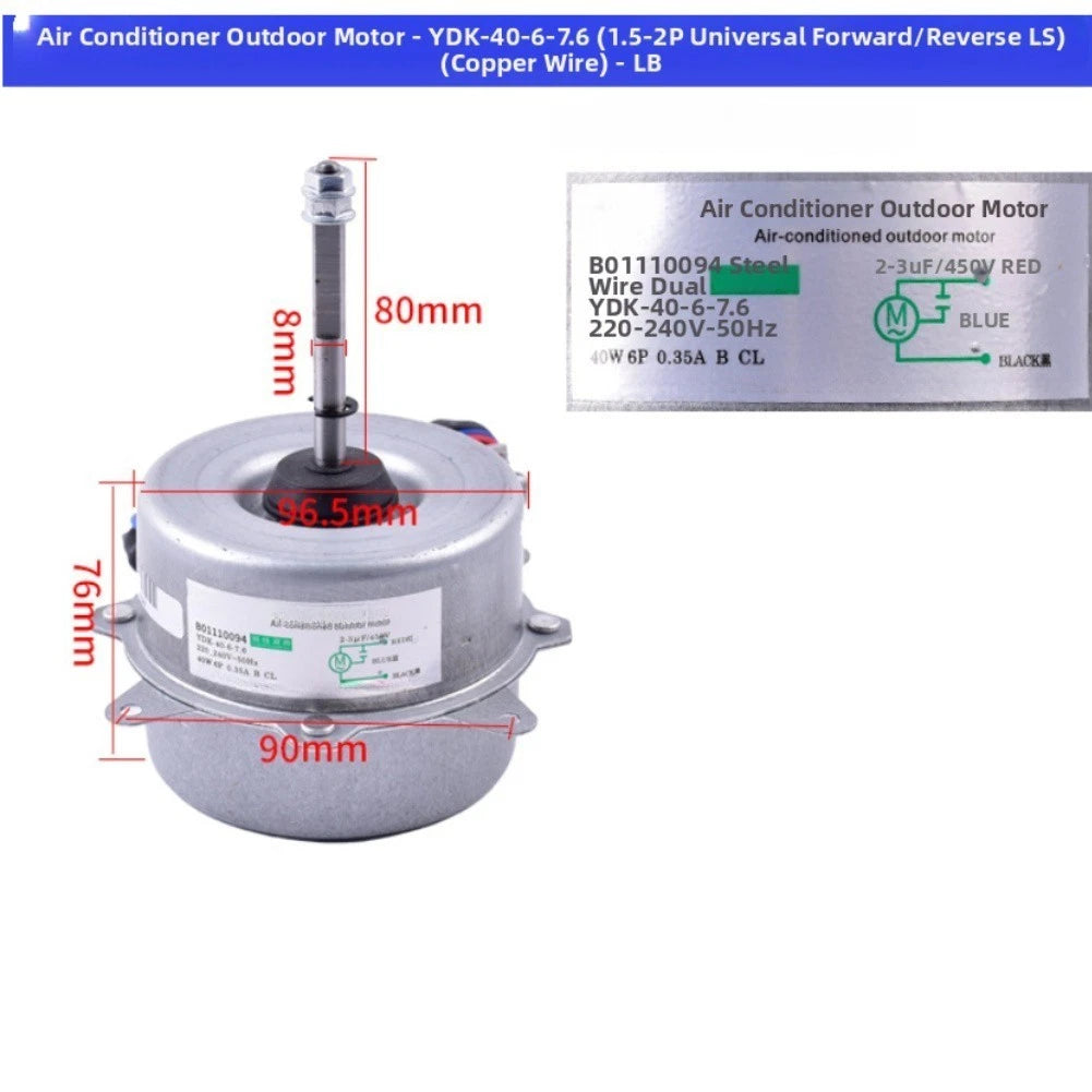Air Conditioner Outdoor Unit Motor for Refrigerator Fan