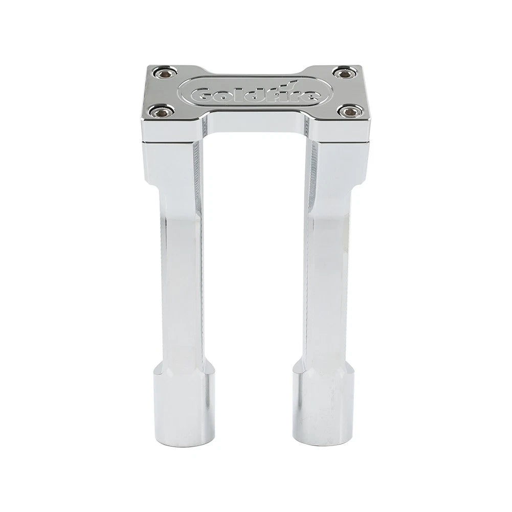 8.46" Pullback Handlebar Risers Clamp Chrome for Harley (1" Handlebar)