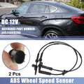 ABS Wheel Speed Sensor Rear Left Right 2PC for BMW X3 X4 (2011–2022)