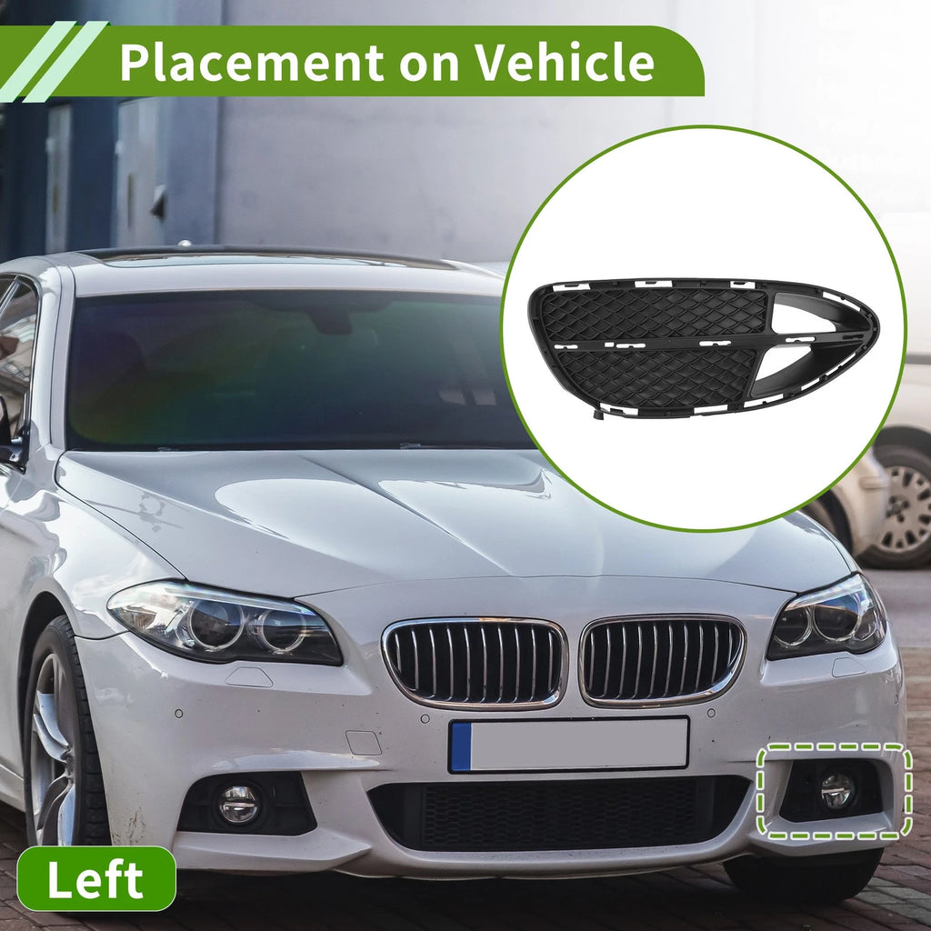 Front Left Fog Light Grill Replacement for Mercedes Benz W212 (2014–2016)