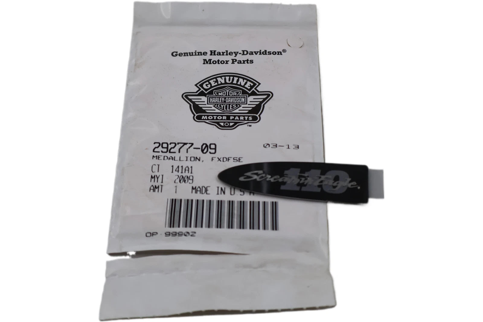 OEM Medallion for Harley-Davidson FXDSE Screamin Eagle Dyna 2009