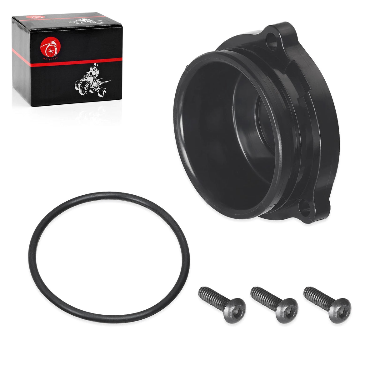 Front Wheel Hubcap & Bolt & O-Ring Kit for Polaris Big Boss 400L 6x6 (1996–1997)