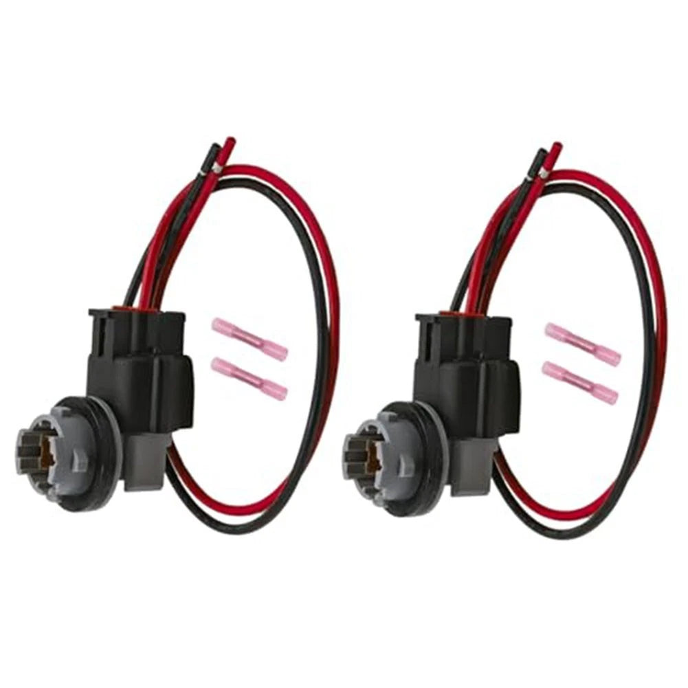 2X Rear Bumper Bulb Socket Wiring Connector for Tacoma