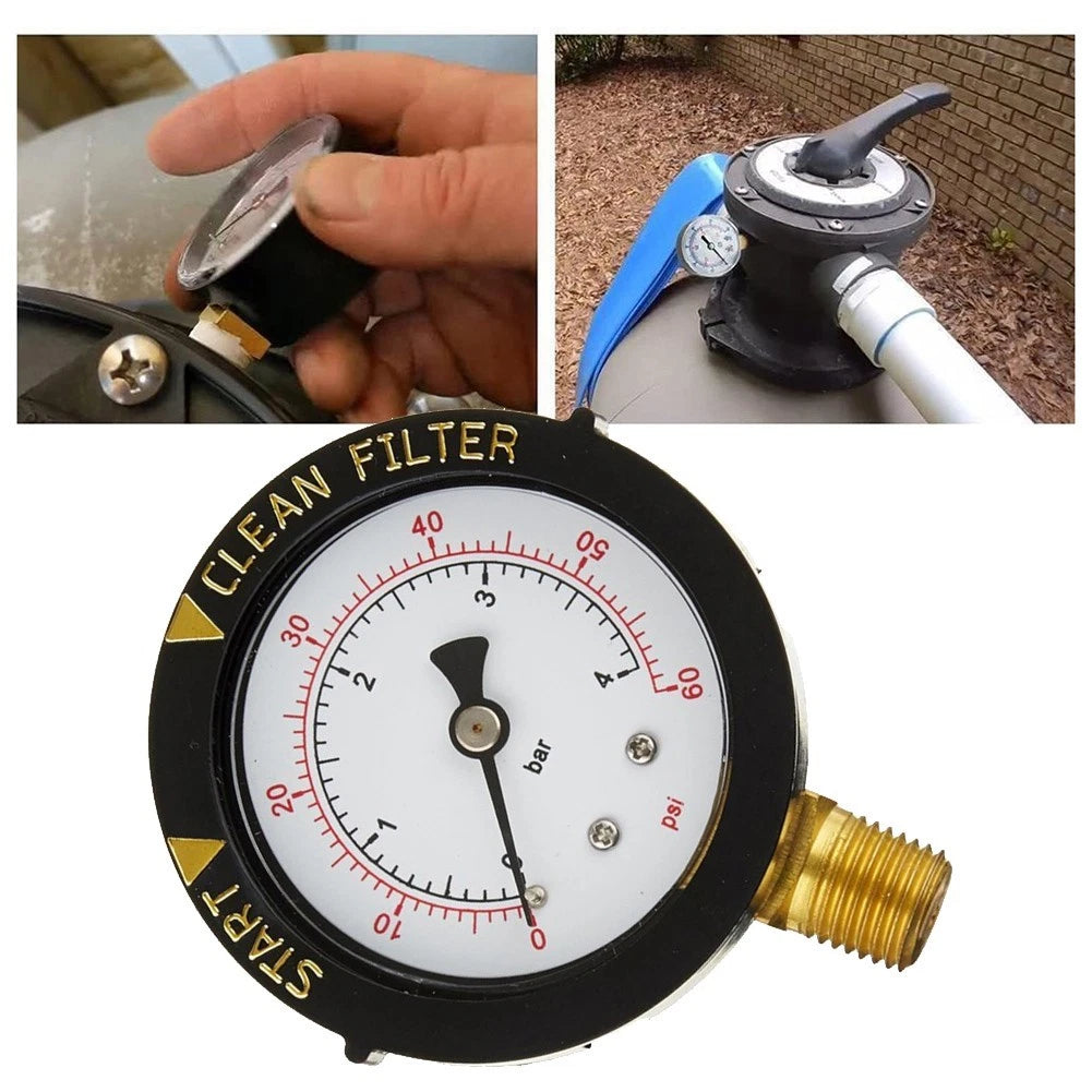 Pressure Gauge for Pentair Pool Filter (0-60 PSI)
