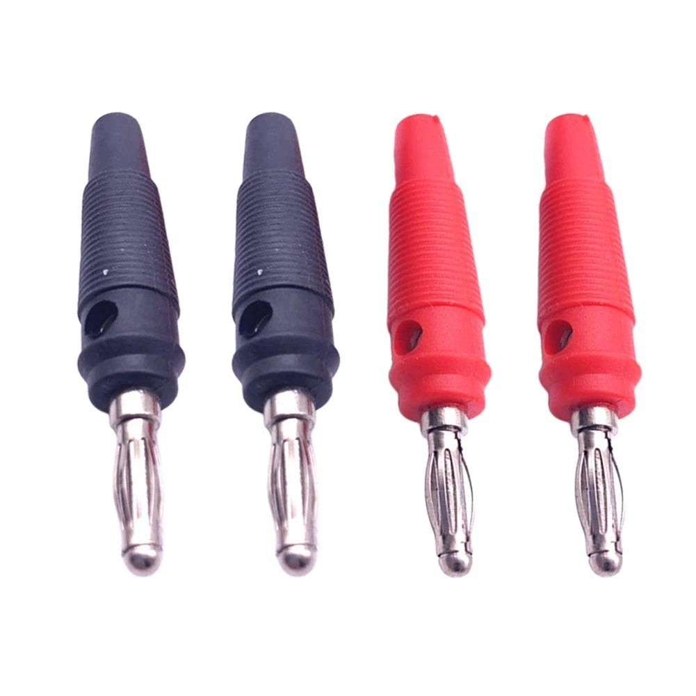 4PCS 4.0mm Banana Connectors with Lantern Head Design for Radio Models