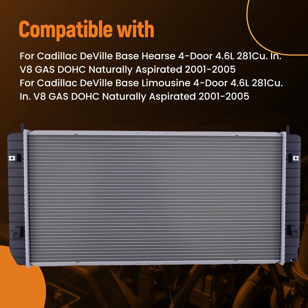 Cooling Radiator for Cadillac DeVille (2001–2005) 52487016 89018715