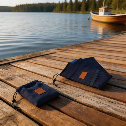 Large Capacity Folding Fishing Rod Bag with Tackle Storage