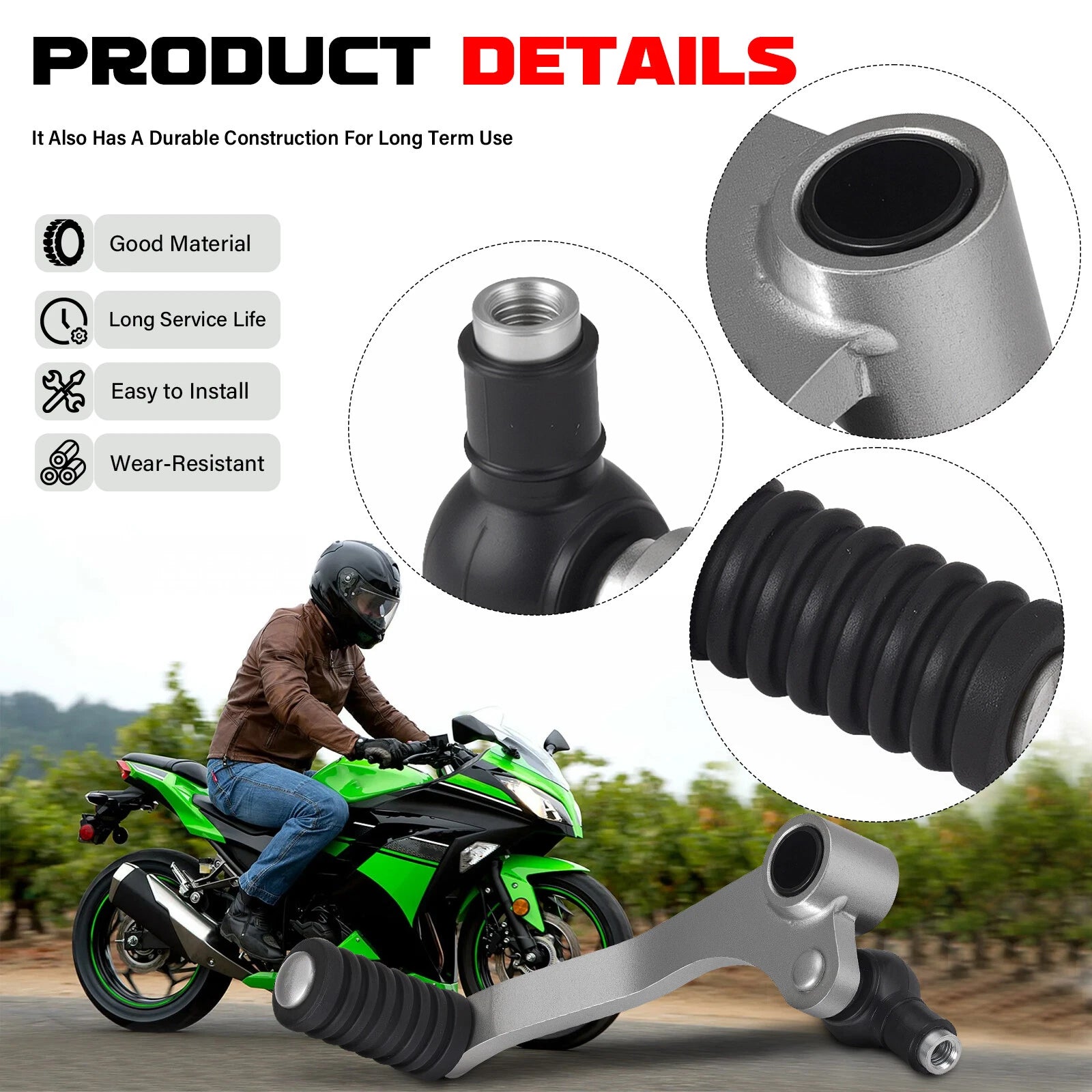 Gear Shift Lever for Kawasaki Ninja 300 EX300 (2013–2017)