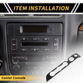Carbon Fiber Pattern Console AC Switch Button Trim for Toyota Tacoma (2005–2020)