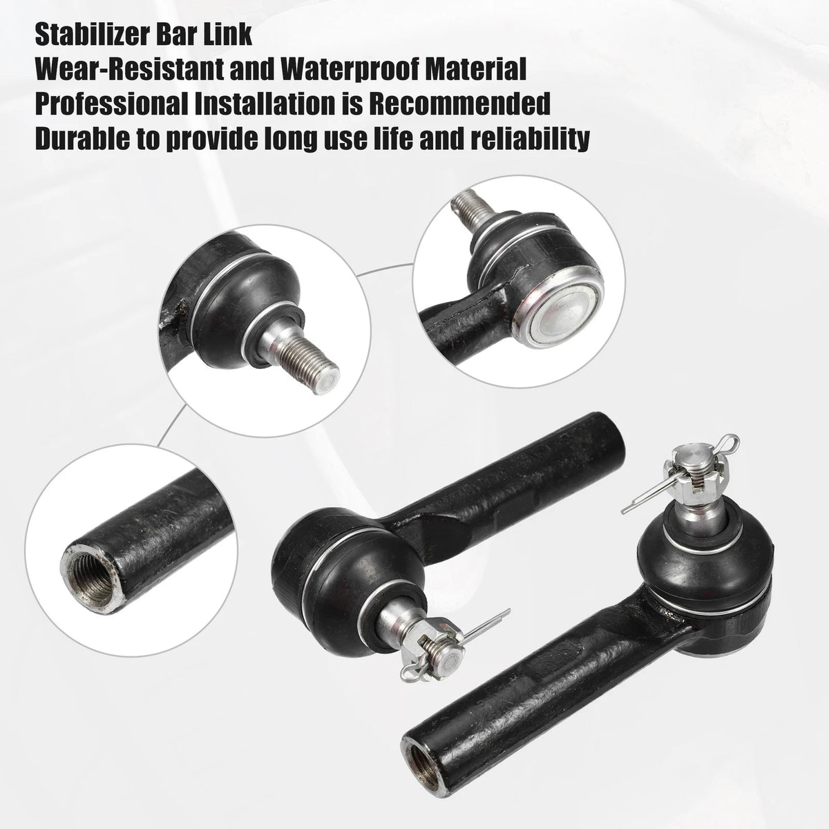 Set of 6 Tie Rod End Links for Toyota Matrix (2003–2013)