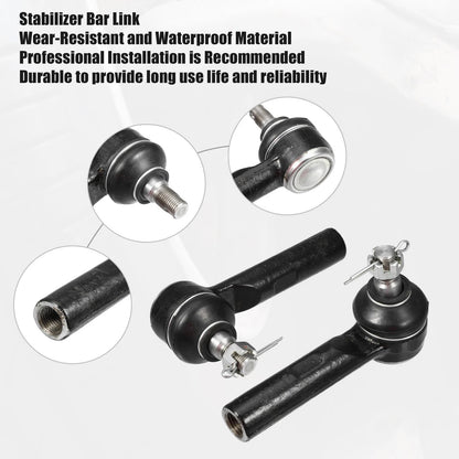 Set of 6 Tie Rod End Links for Toyota Matrix (2003–2013)