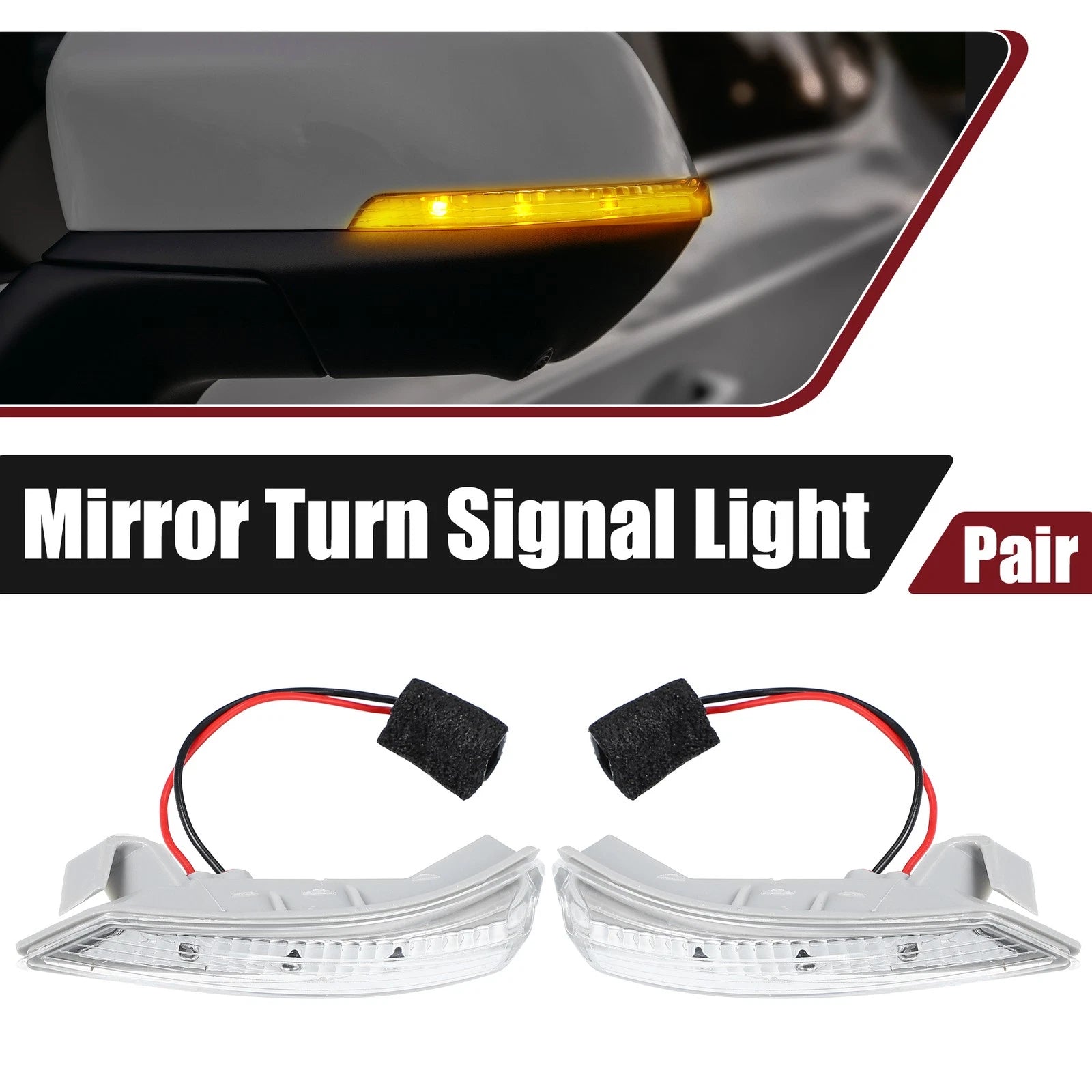 Mirror Turn Signal LED Left Right for Chrysler (2008–2019)