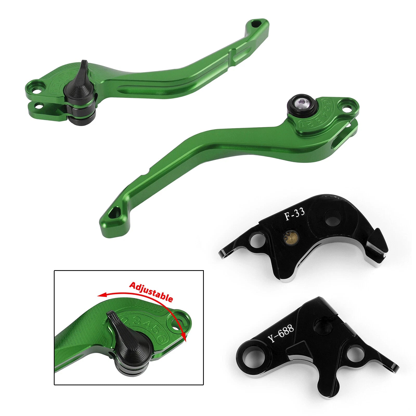 CNC Short Clutch Brake Lever for Honda CBR600RR (2007–2017) CBR1000RR (2008–2016) T9
