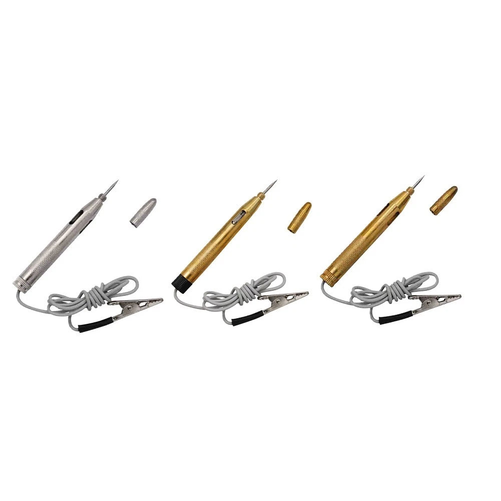 Electrical Voltage Tester Pen with Clip for Grounding