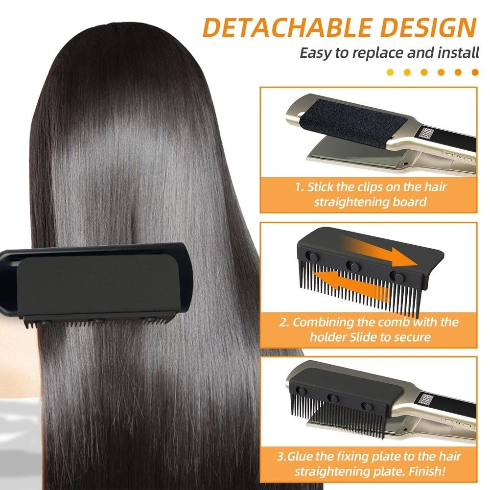 Nylon Carbon Fiber Comb for FLAT Irons