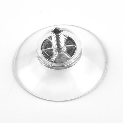 10x Suction Cup Plate Holders with Thumb Screw Pads - Transparent