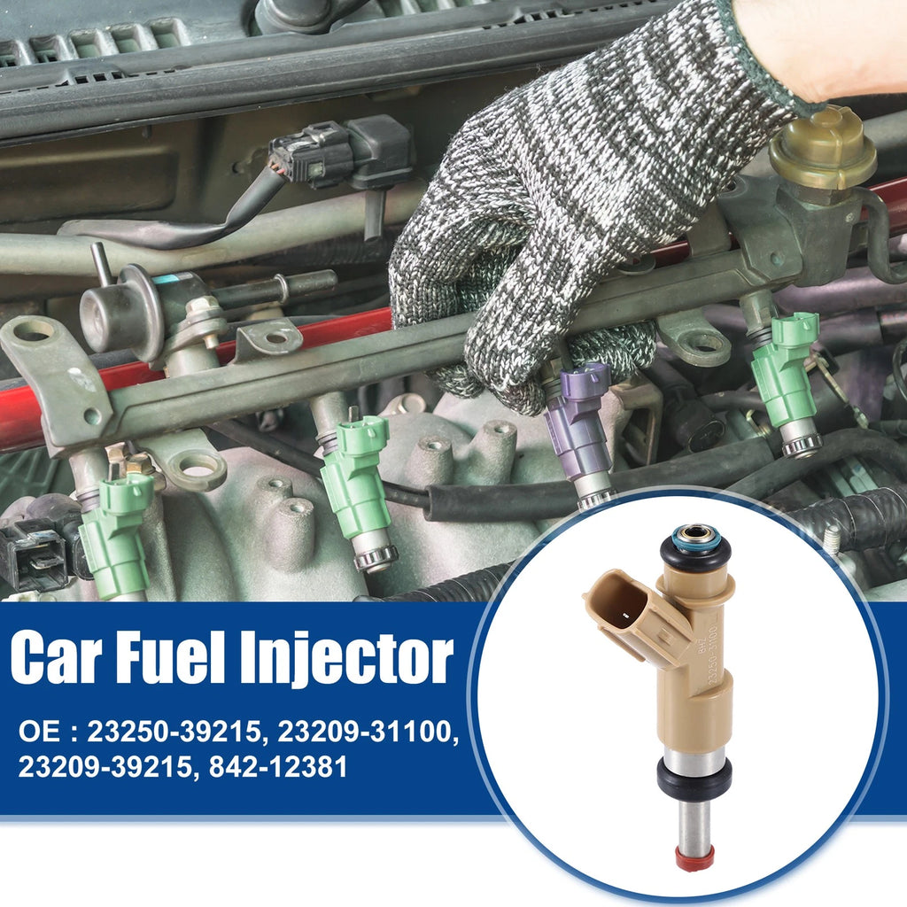 6pc Fuel Injector Nozzle Replacement for Toyota 4Runner V6 (2010–2019)