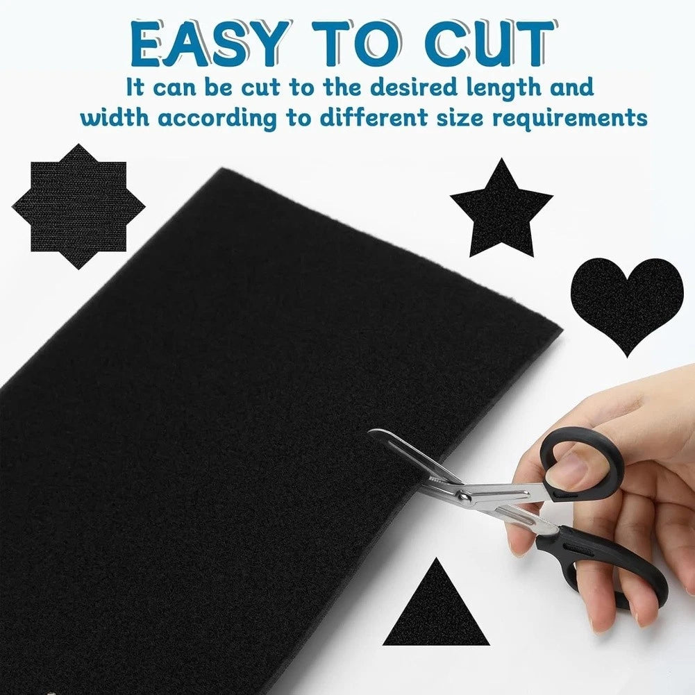 Nylon Material Cuttable to Custom Size with 3 Hooks & 3 Loops