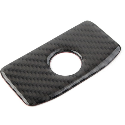 Carbon Fiber Copilot Storage Box Handle Cover Trim For Subaru Forester 2013-2018