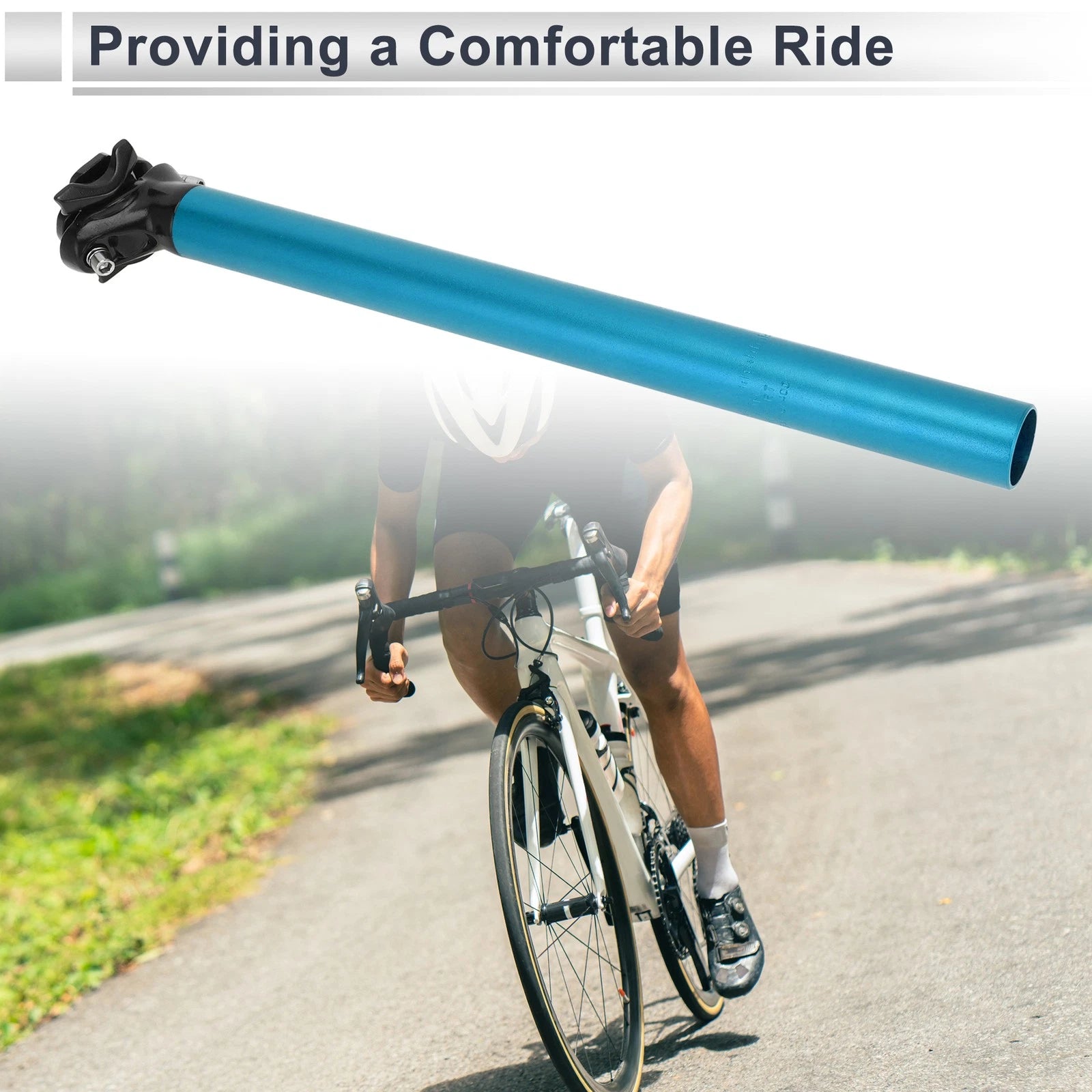 Seat Post 31.6x400mm Adjustable Angle for Bike Bicycle (2000–2025)