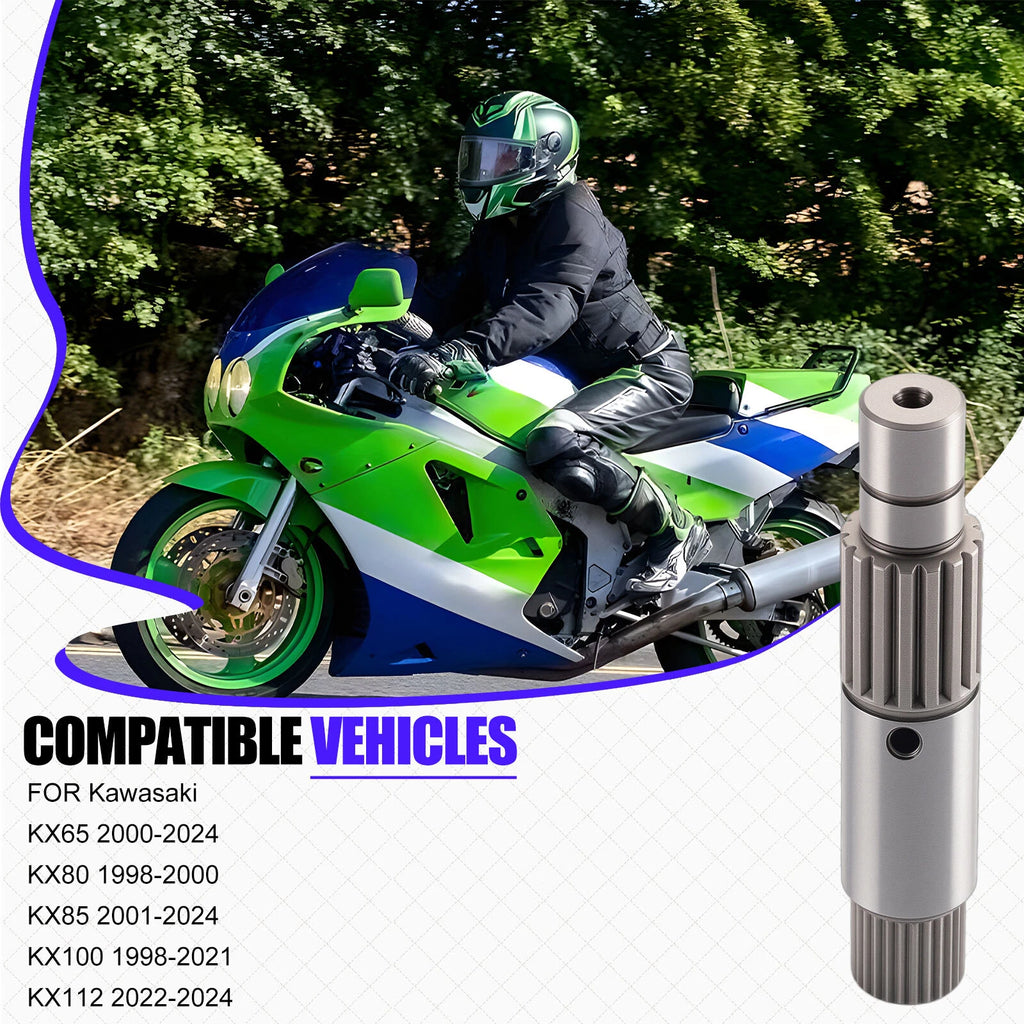Kick Start Shaft 13066-1097 for Kawasaki KX65 KX80 KX85 KX100 KX112 (1998–2024)