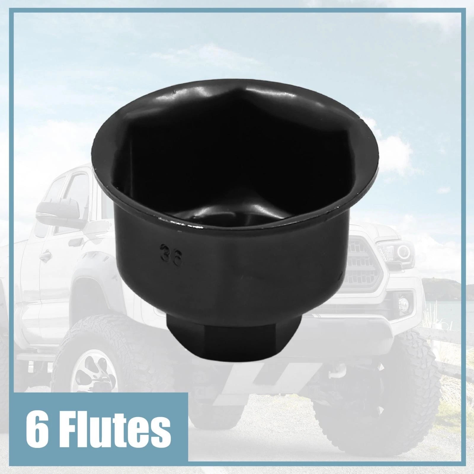 Oil Filter Cap Wrench Socket 36mm 6 Flute for Audi A6L A8L BMW X5