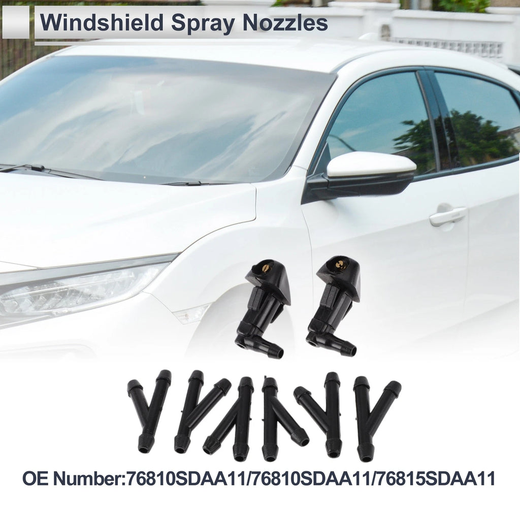Windshield Washer Nozzle with 6 Hose Connectors for Honda Fit (2007–2013)