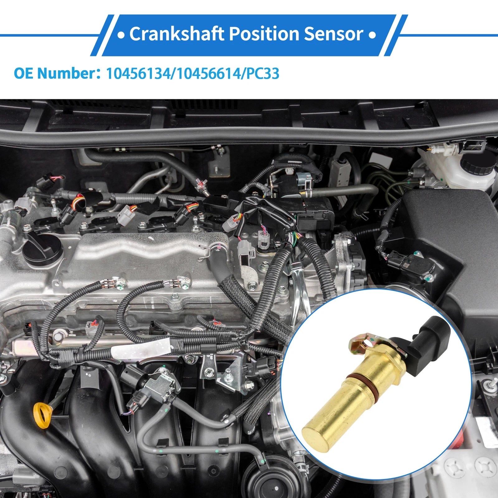 Crankshaft Position Sensor for Chevrolet Beretta Base 2.2 (1994–1996)