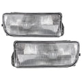 Pair of Fog Light Lamp Housing Lens for BMW E36 3-Series (1992–1998)