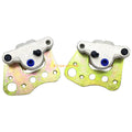 Front Left Right Brake Calipers & Pads for Polaris Sportsman (2000–2009)