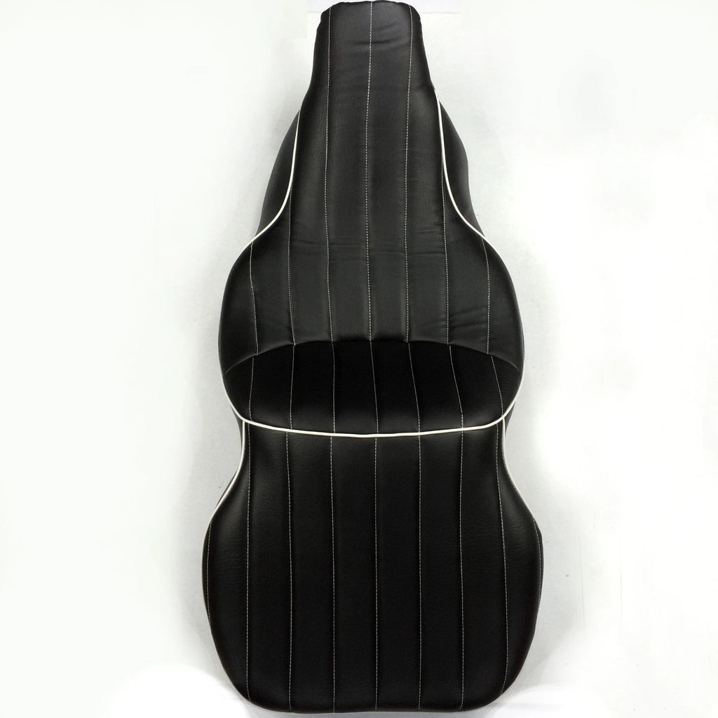 Custom Driver Passenger Seat for Harley FLHT (1997–2006) Vertical Stripes