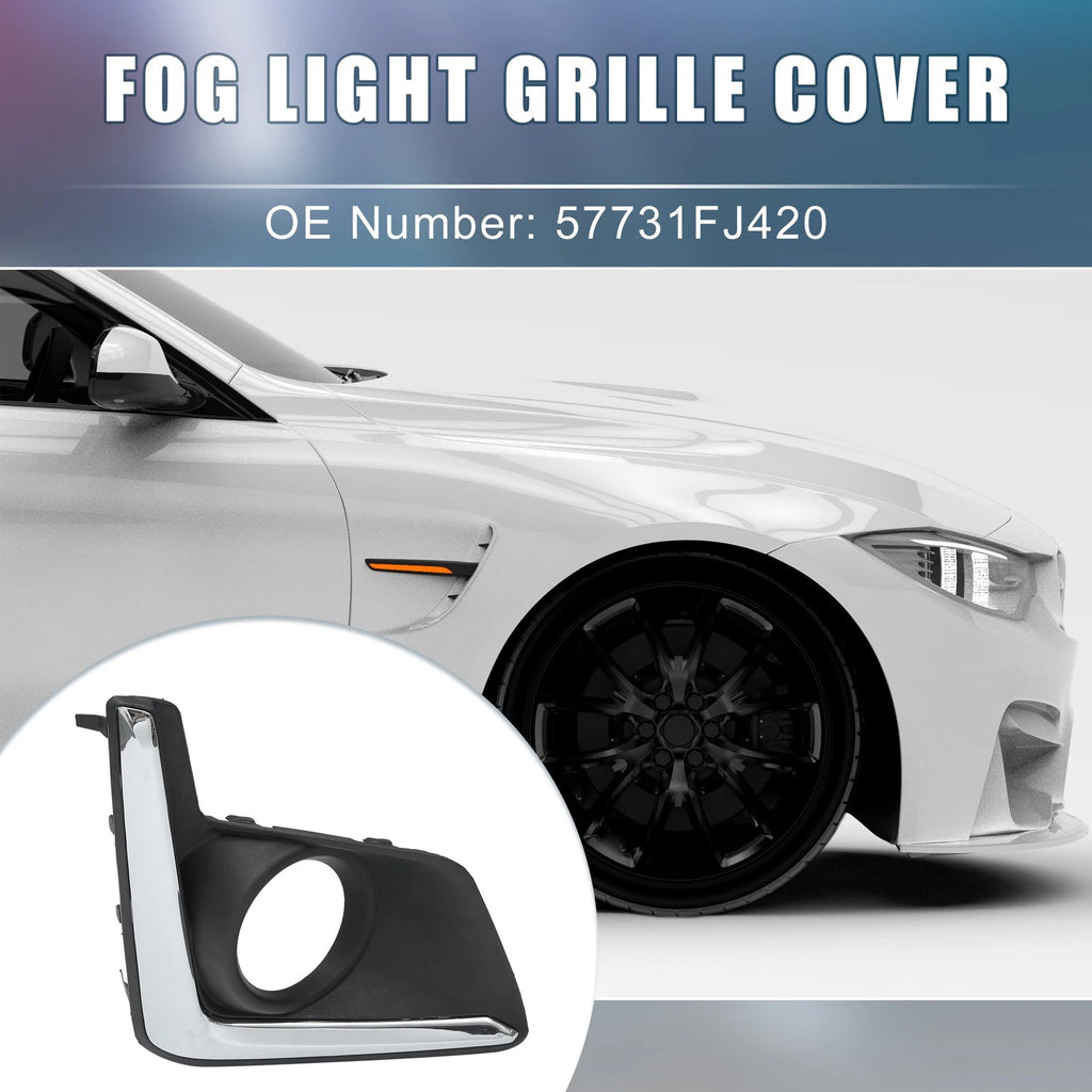 Front Right Fog Light Grille Cover Trim Replacement for Subaru XV Crosstrek (2012–2017)