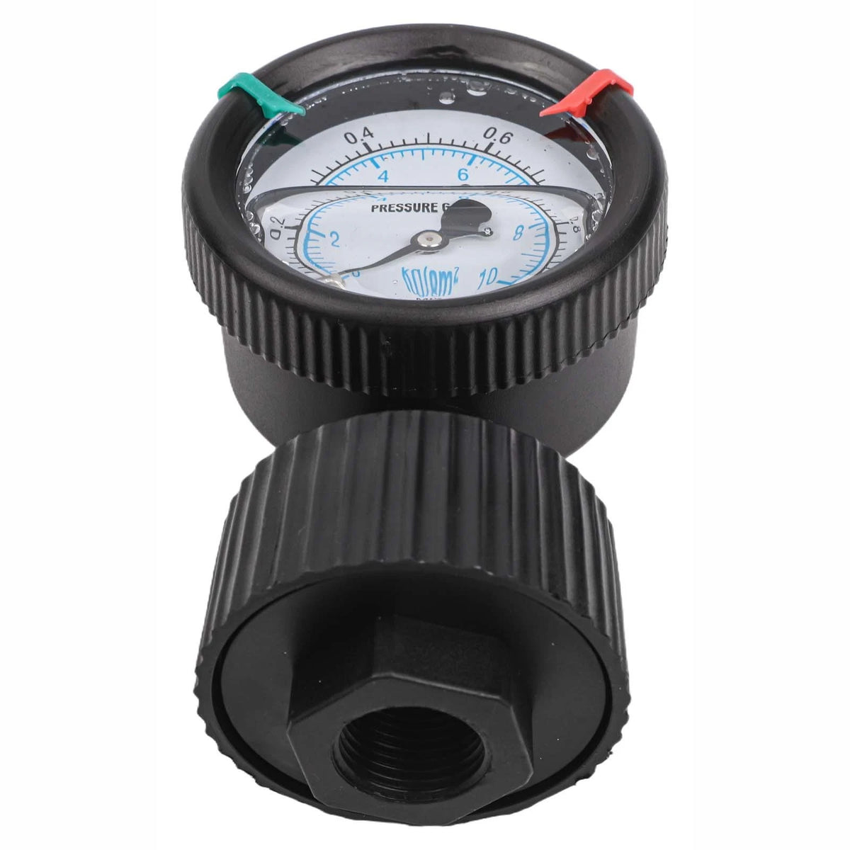 Diaphragm Pressure Gauge 12PT Thread Range 0-10KG for Oil Air Use