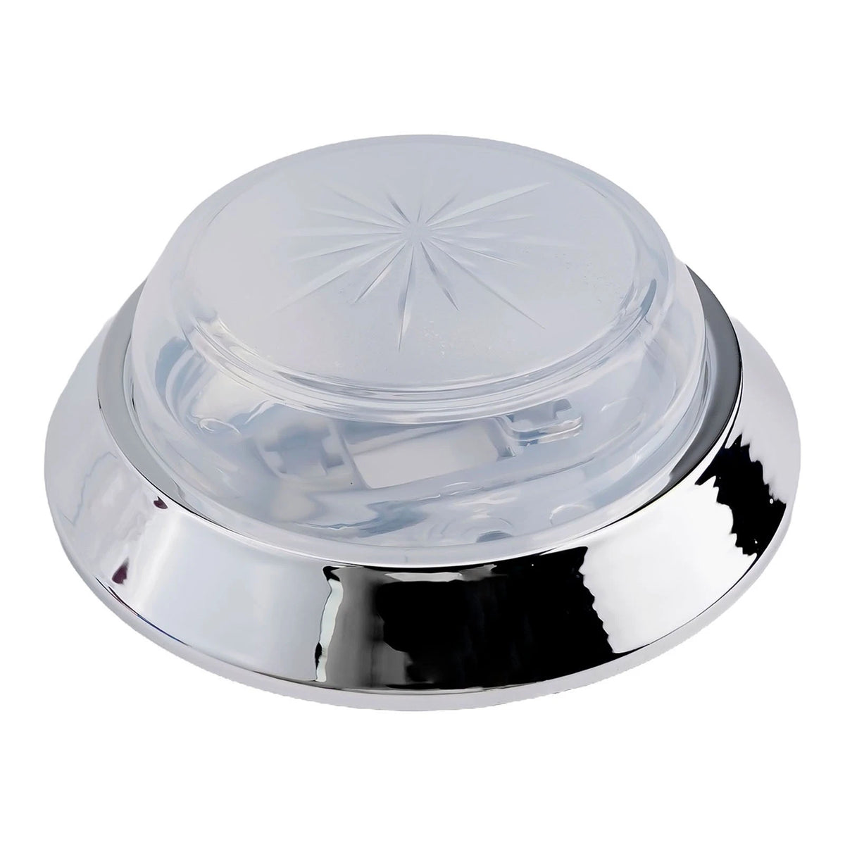 Silver Dome Light Base Lens Lamp Cover for Chevy Camaro