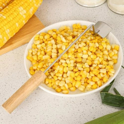 2X Corn Cob Peeler Stainless Steel Tool for Quick Kernel Removal