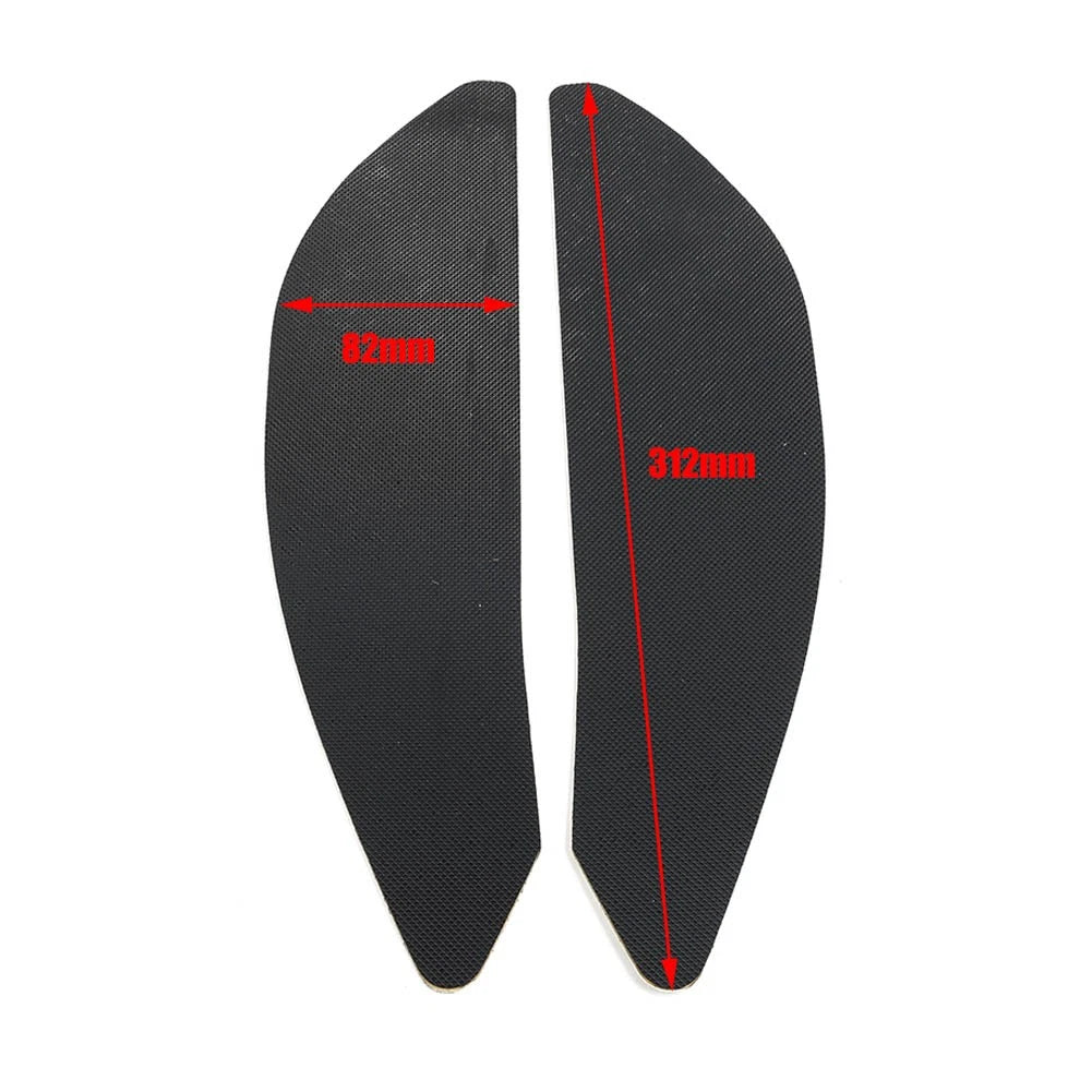 2X Tank Traction Side Pad Decals for Honda CBR600RR (2007–2012)