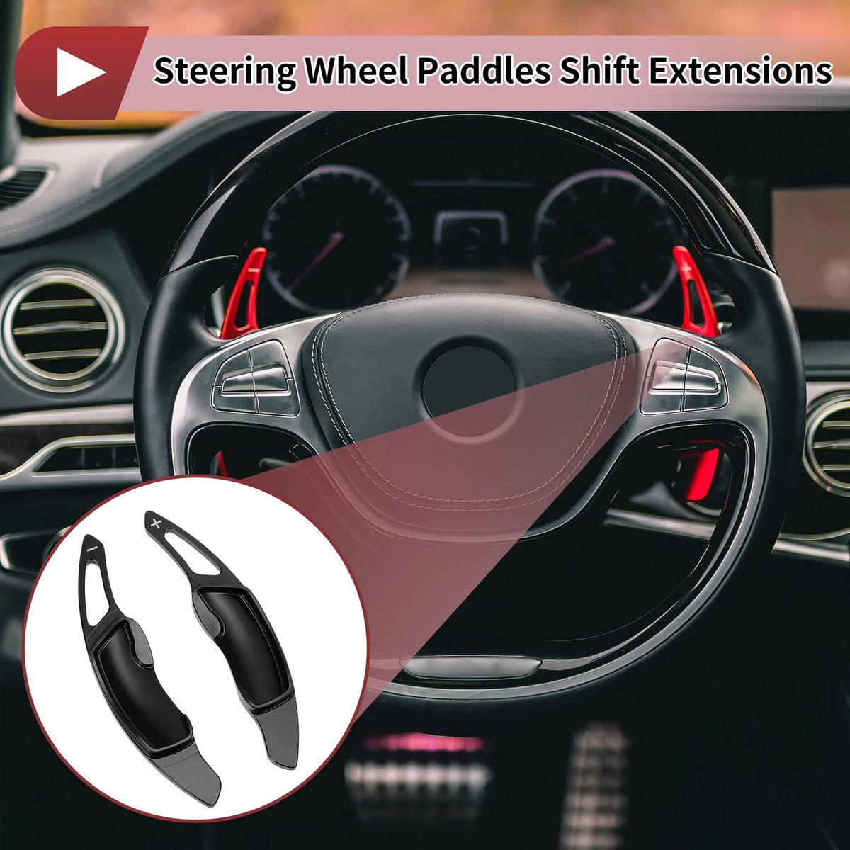 Steering Wheel Paddle Shifters Pair for Subaru Outback (2012–2025)