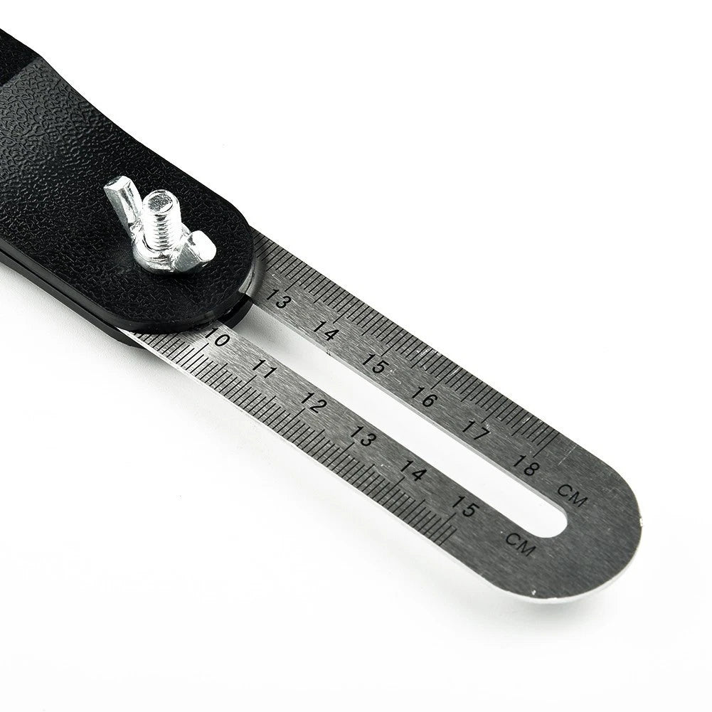Angle Ruler Square Gauge Protractor Tool - Stainless Steel Level