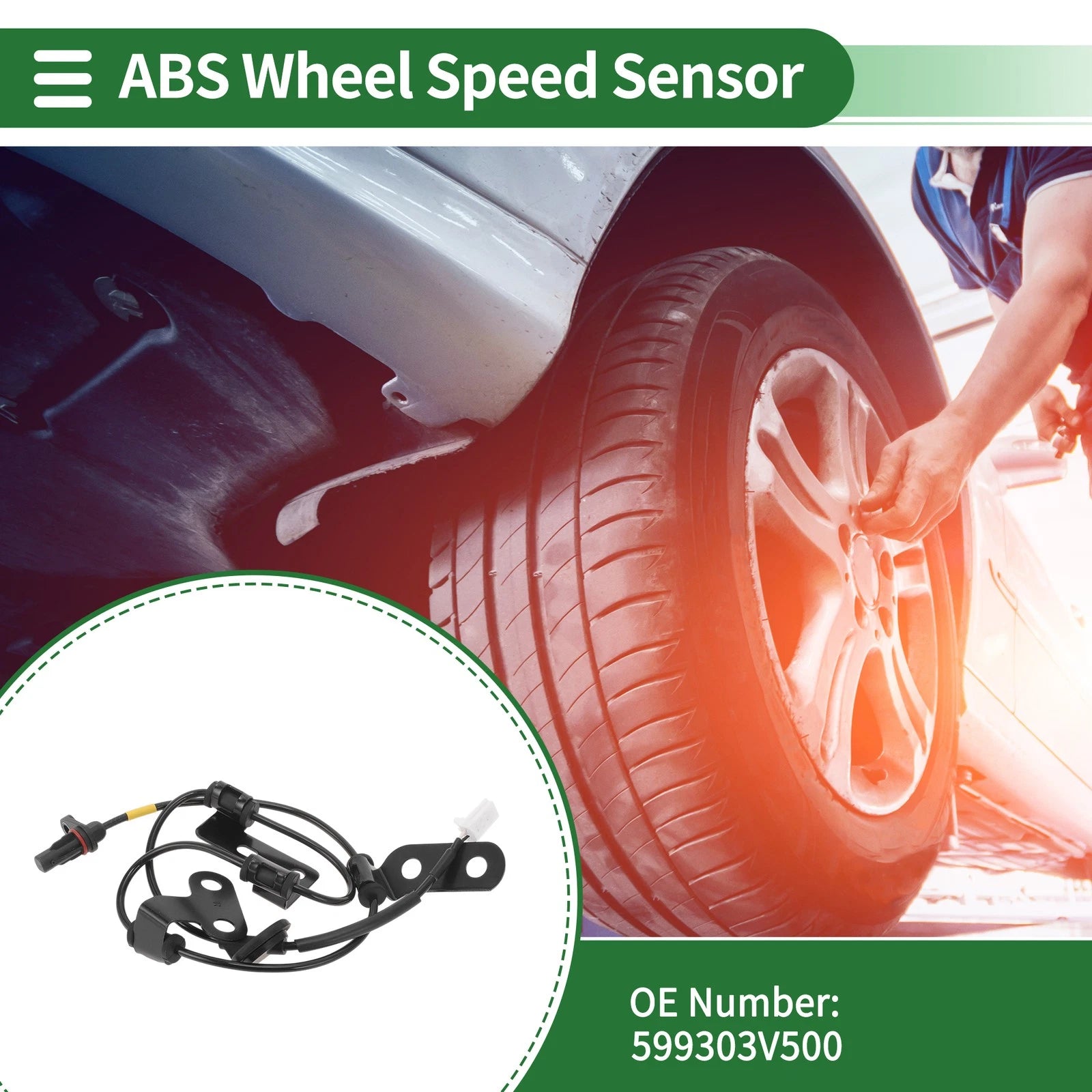 ABS Wheel Speed Sensor Replacement for Hyundai Azera (2015–2017)
