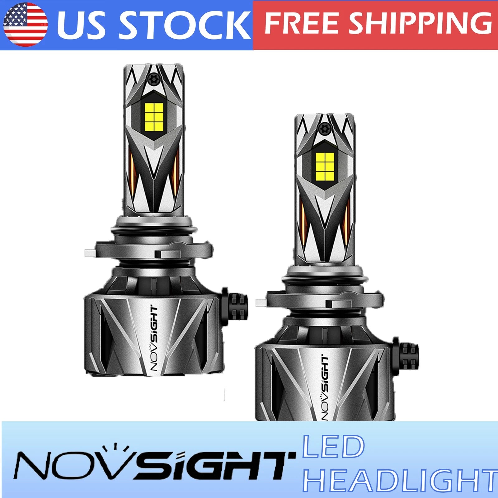 2X 9006 HB4 LED Headlight Bulb Conversion Kit Low Beam White (240W)