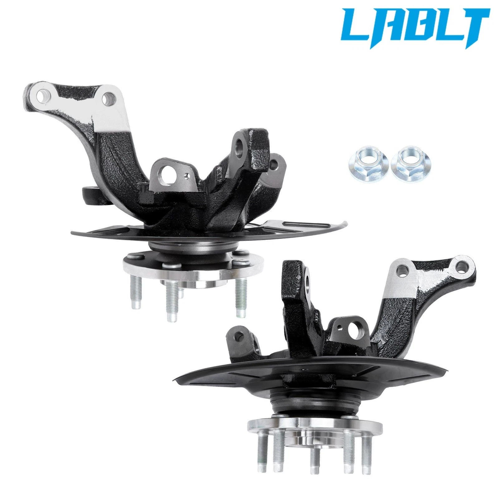 Pair Front Steering Knuckle & Wheel Hub Bearing for Ford Escape (2005–2012)