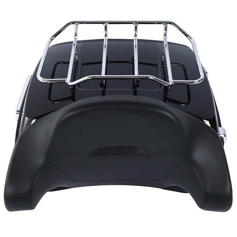 Trunk Backrest Rack Mount for Harley Fatboy FLSTF (2008–2017)