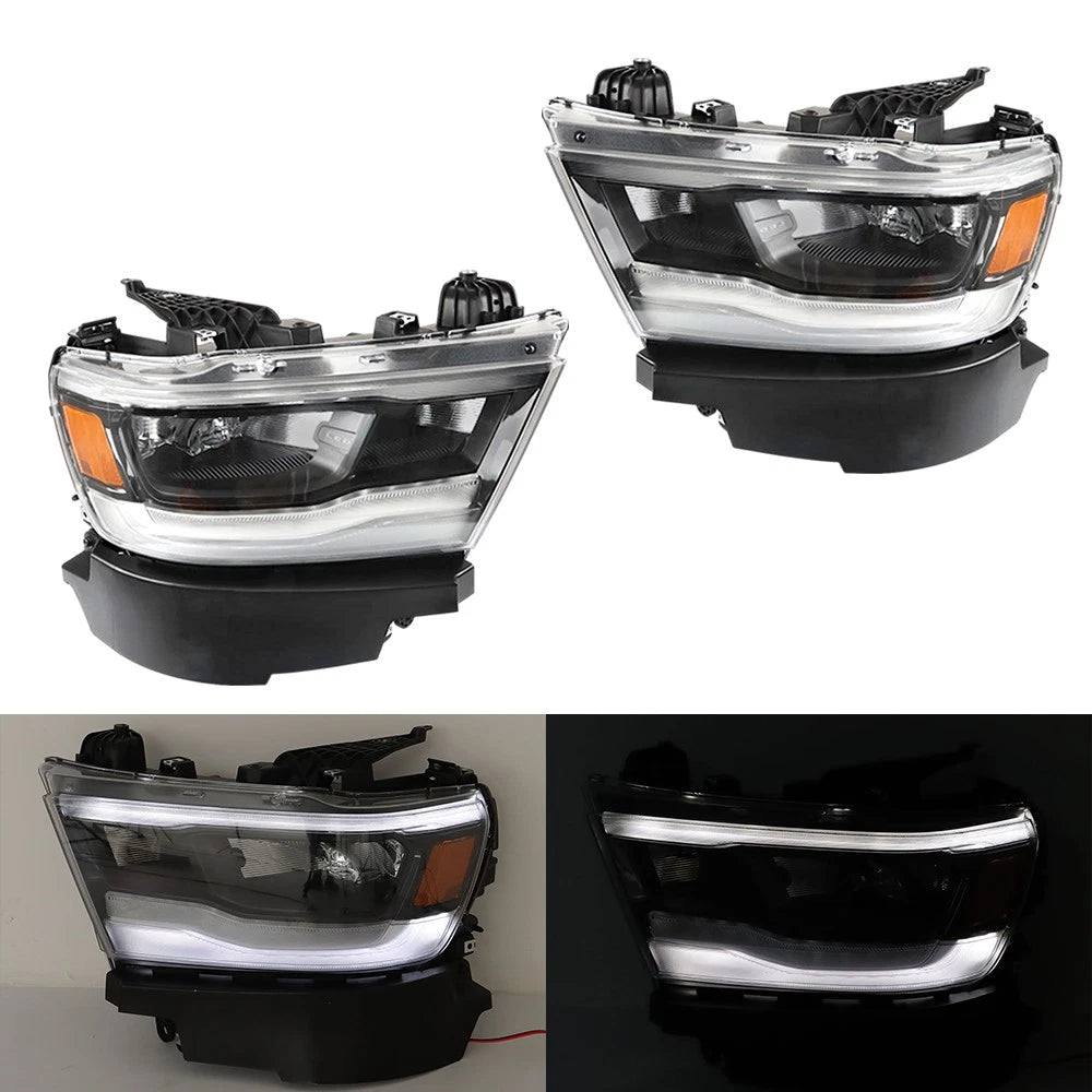 2X LED Headlights for Dodge RAM 1500 (2019–2023)