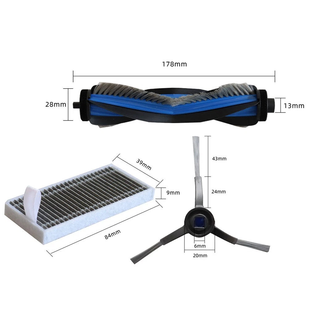 10-Piece Accessory Kit for Ecovacs Deebot X8 Pro (2021–2023)