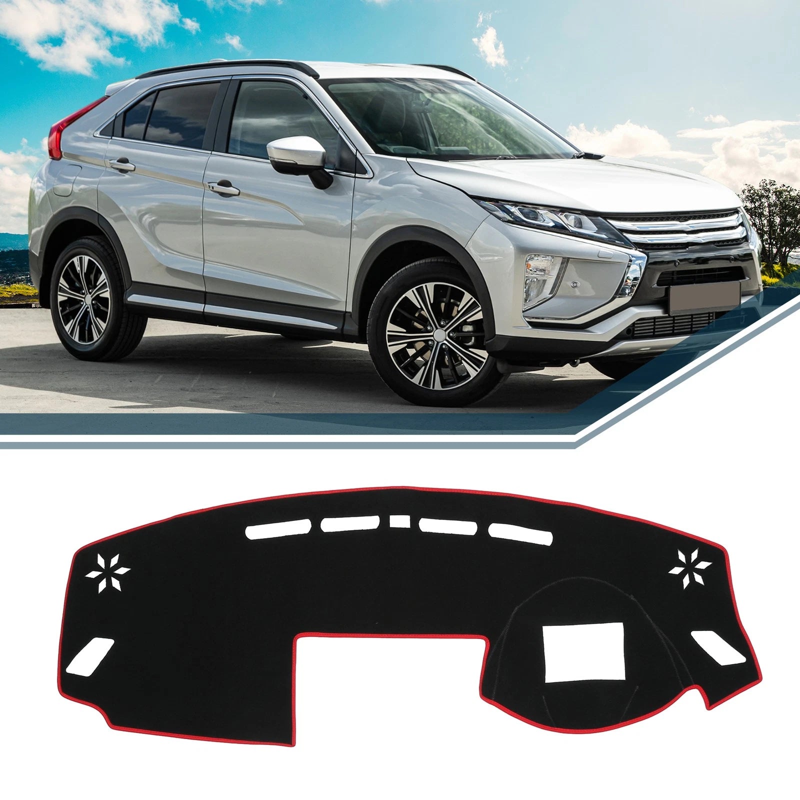 Dash Cover Mat Front Replacement for Mitsubishi Eclipse Cross 2017–2022