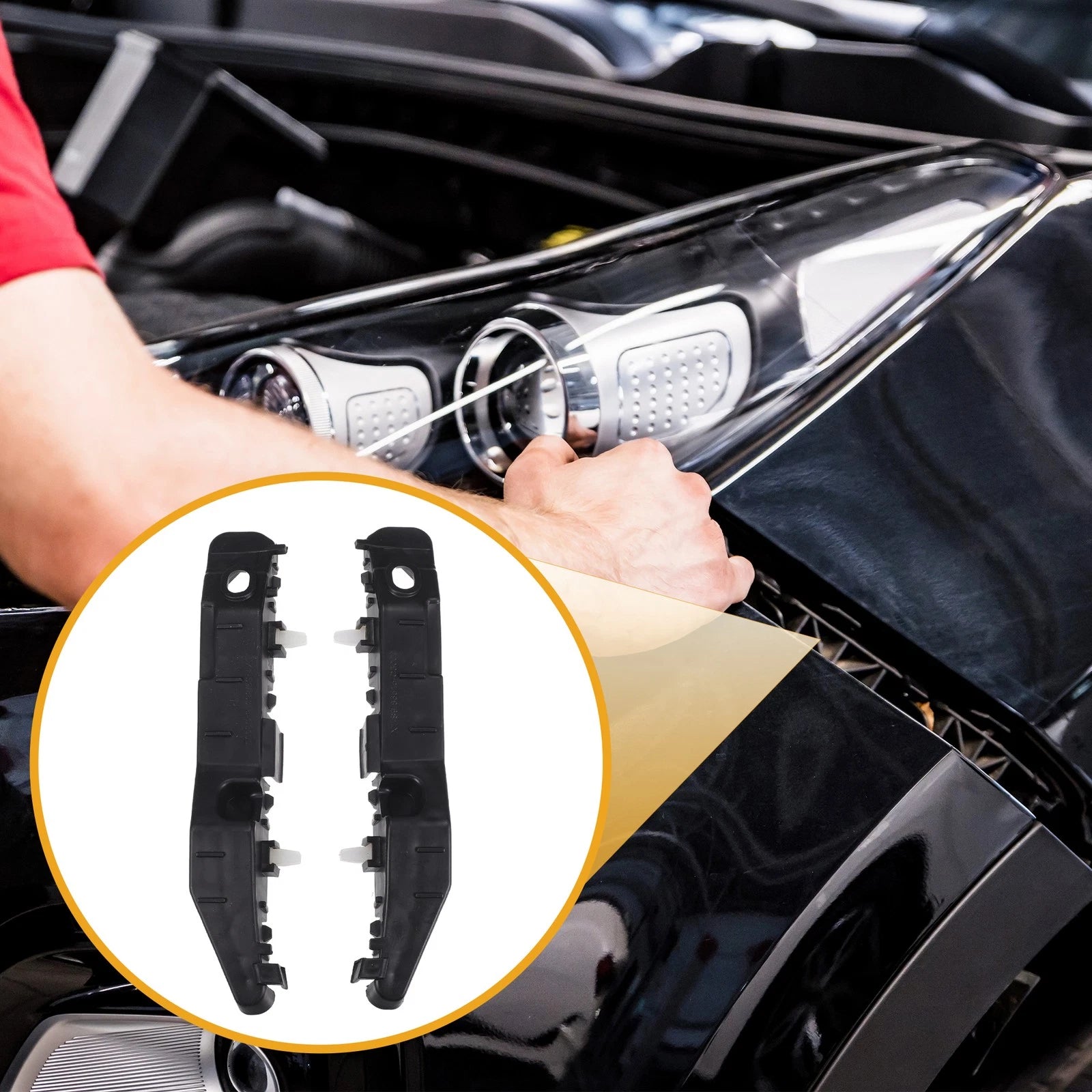 LH Side Front Bumper Support Bracket Replacement for Hyundai Sonata (2015–2017)