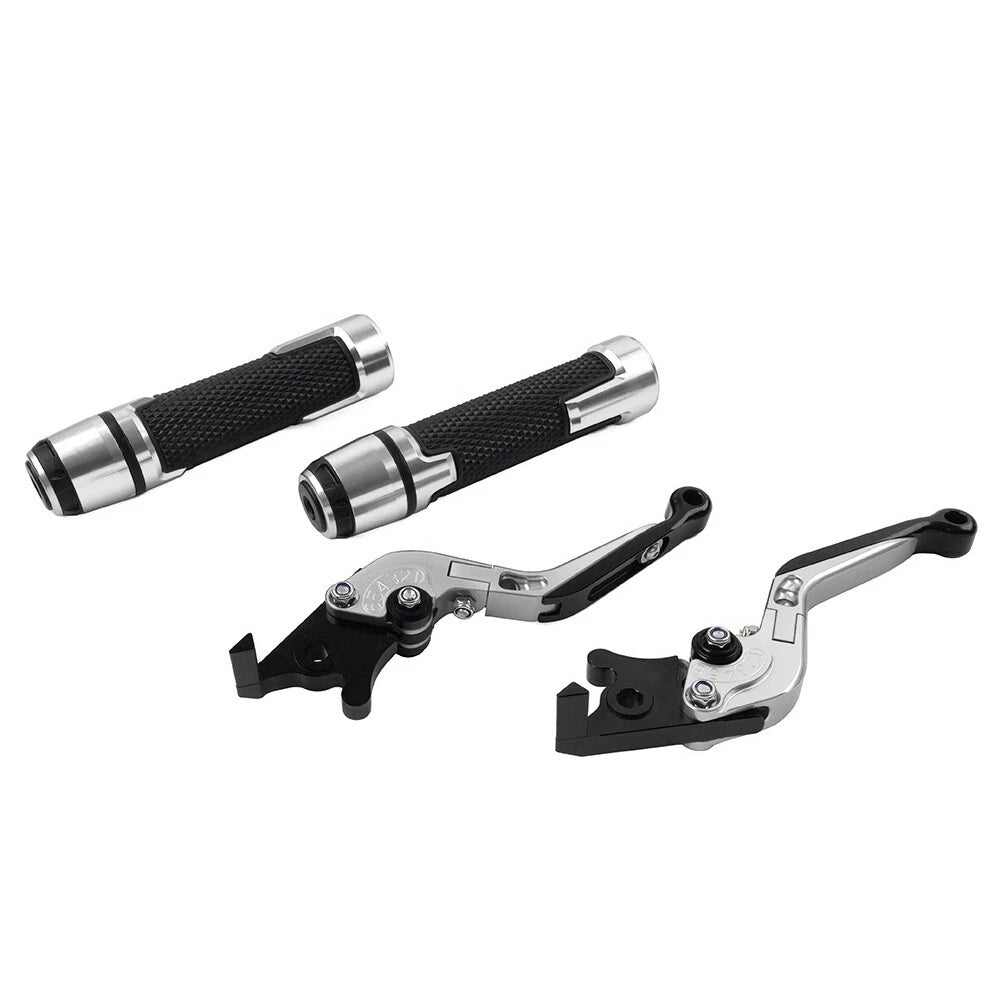 Silver Extendable Brake Clutch Levers for Honda CBR125R CBR250R (2004–2016)