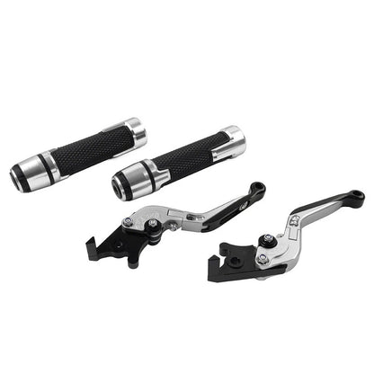 Silver Extendable Brake Clutch Levers for Honda CBR125R CBR250R (2004–2016)