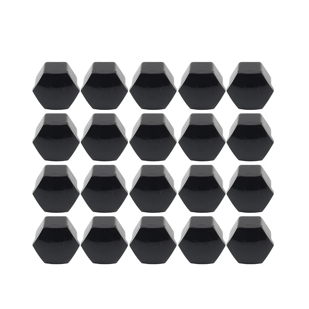 20x 17mm Wheel Nut Cover Caps with Tool for Audi