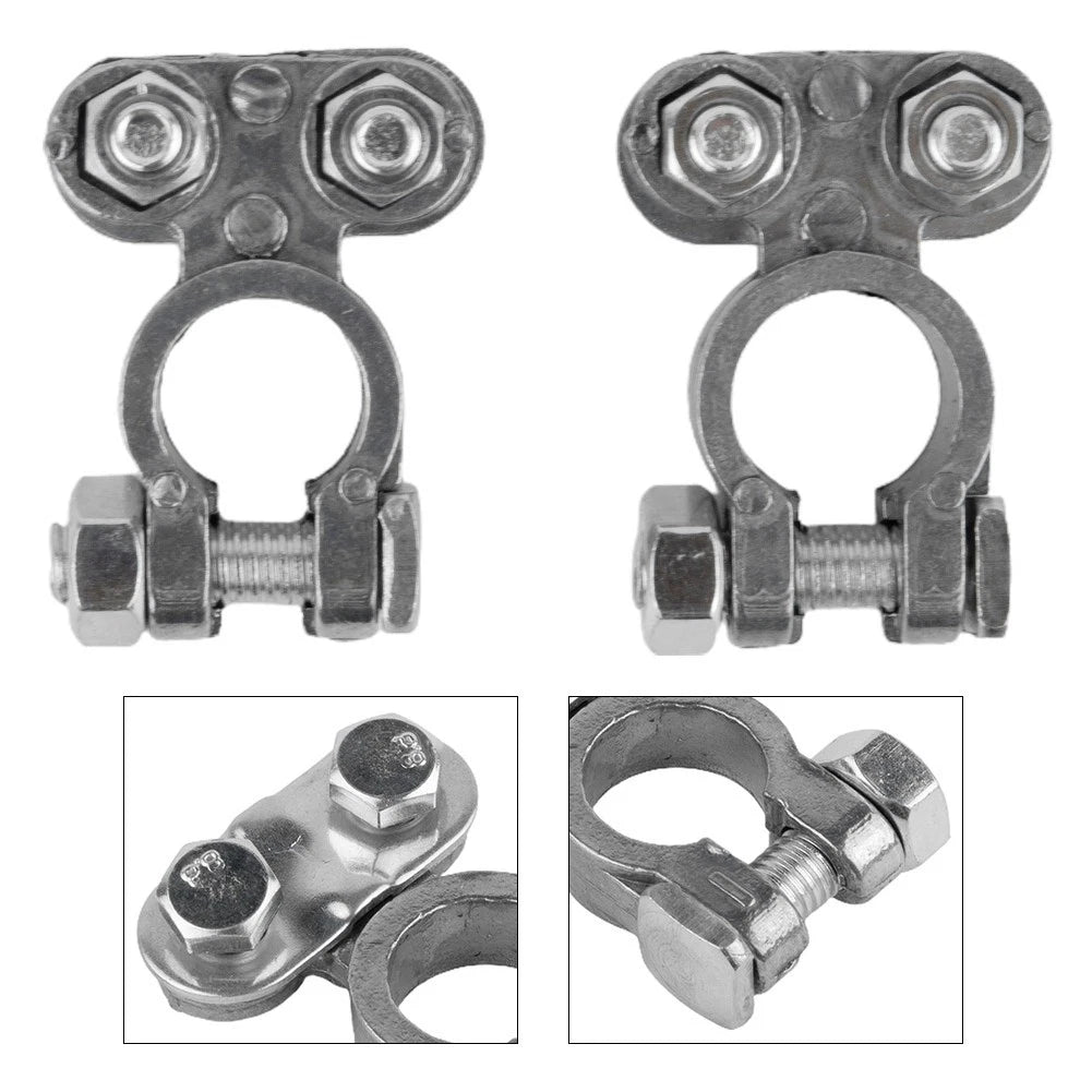 2Pcs 12V for leisure Battery Terminals Connectors Clamps Car for caravan Van for